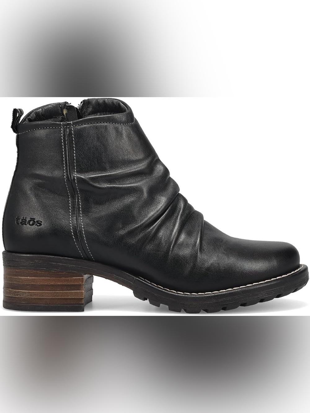 TAOS Ravelle Mid Boot Black Leather Slouchy Womens Size 8-8.5 - Picture 9 of 9